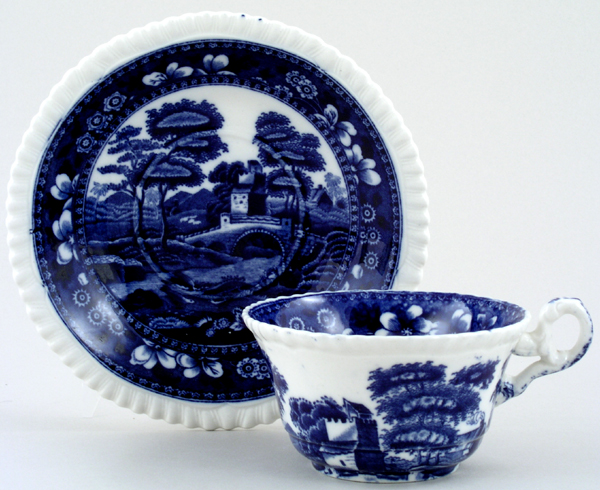 Teacup and Saucer c1920s and 1950s